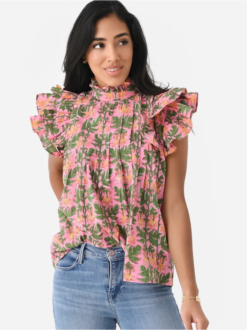 SLV - Sur La Vague Dakota Pintuck Top - O/S